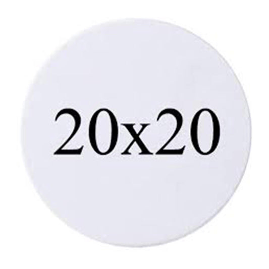 Round Stretched Artist Canvas 20cmx 20cm