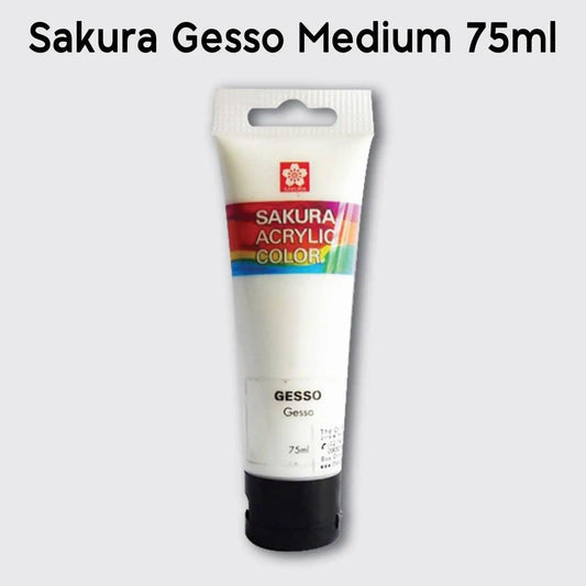 Sakura Acrylic Gesso Medium Tube – 75ML