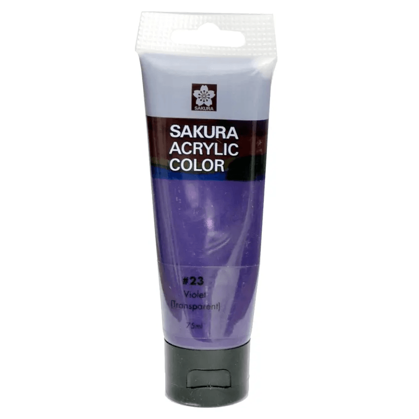 Sakura Acrylic Paint Tubes 75ml