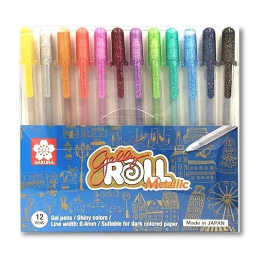Sakura Gelly Roll Metallic Set (12Pcs)