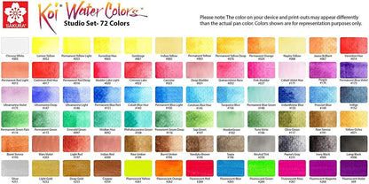 Sakura Koi Watercolor Set Of 72