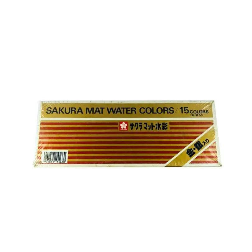 Sakura Mat Water Colors 15 Colors - Multi Colors