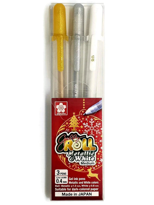 Sakura Metallic Gelly Roller Set (3Pcs)