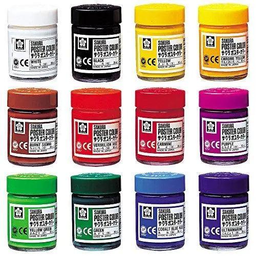 Sakura Poster Color - Pack of 12