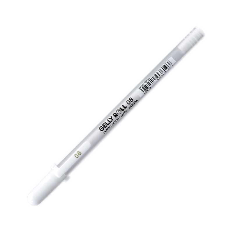 Sakura White Gelly Roller Pen