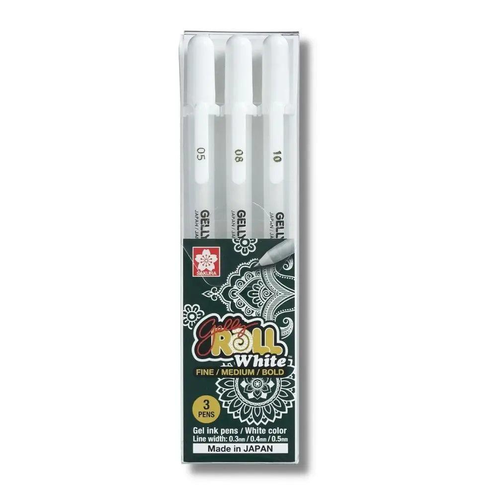 Sakura White Gelly Roller Pen