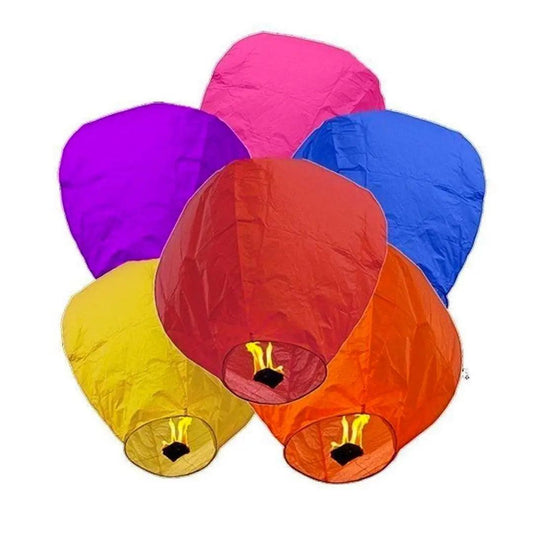 Sky Lanterns (Assorted Colors)