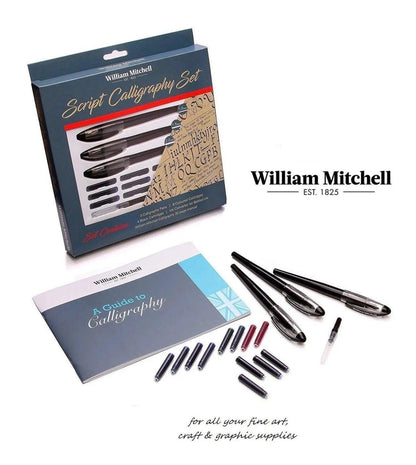 William Mitchell Script Calligraphy Set 17Pcs