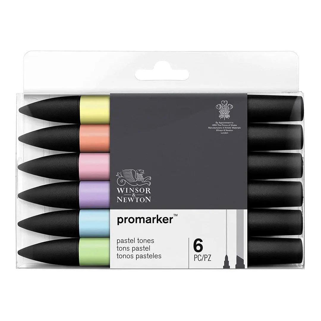 Winsor & Newton Pro marker, Pastel Tones Set of 6
