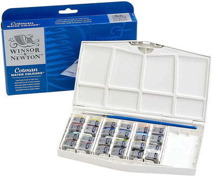 Winsor Newton Cotman Watercolor Set Of 26 Pieces