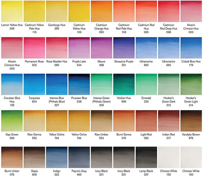 Winsor Newton Cotman Watercolor Studio Set Of 45 Half Pans