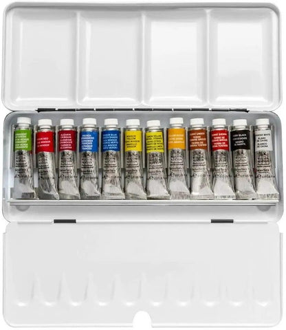 Winsor Newton Watercolor Light Weight Metal Box Of 12 Color