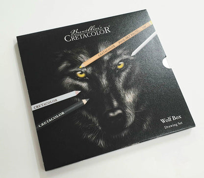 Wolf Box Drawing Set
