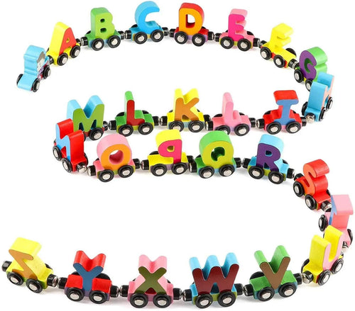 Wooden ABC Magnetic Train Set
