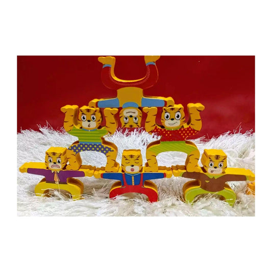 Wooden Cartoon Tiger Jenga (ST768)