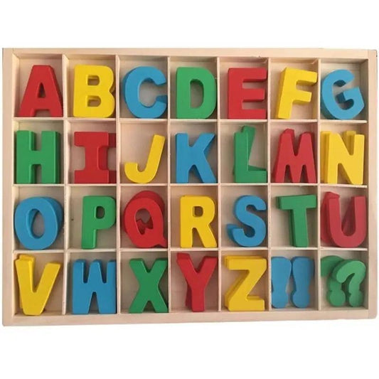 Wooden Double ABC Blocks