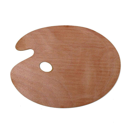 Wooden Ovel Shape Palette