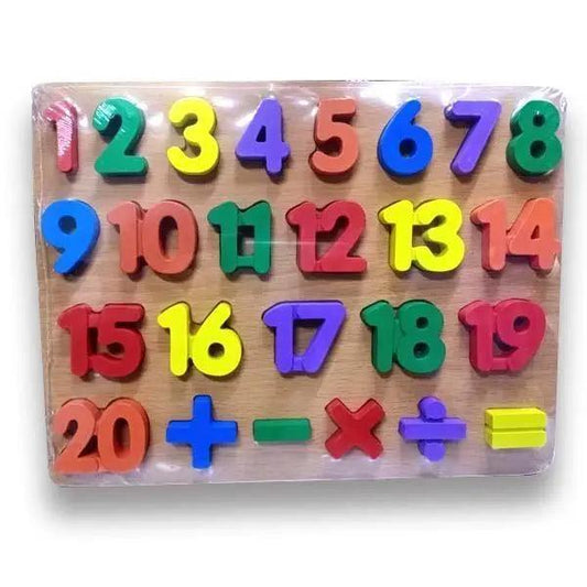 Wooden Toy Emboss (123)#109 (709) (139)