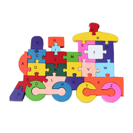 Wooden Train puzzle letters (TT-1329)