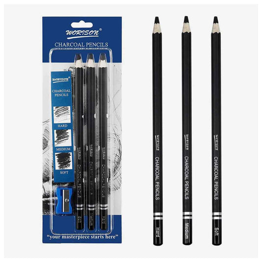 Worison Charcoal Pencil Set Of 3