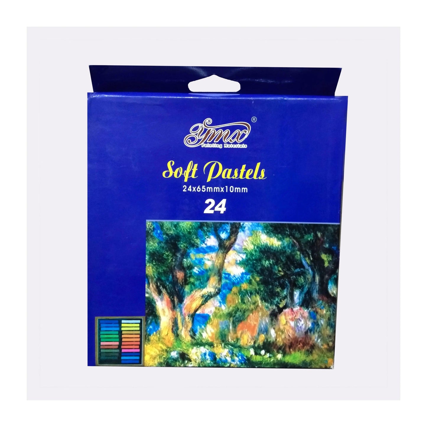 YMX Soft Pastels for Artist 24 Pieces Color Set - Multi Colors  YMXS 24