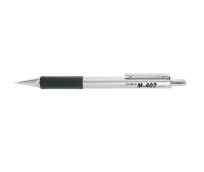 Zebra's M-402 Stainless Steel Mechanical Pencil 0.5mm